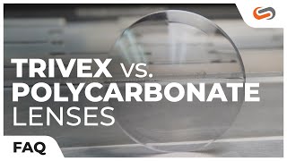 Trivex VS Polycarbonate Lenses  SportRx [upl. by Hanavas]