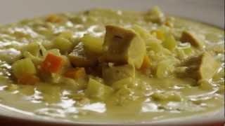 How to Make Indian Inspired Mulligawtawny Soup  Soup Recipe  Allrecipescom [upl. by Ozzy848]