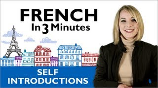 Learn French  How to Introduce Yourself in French [upl. by Trstram669]