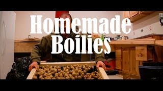 How To Make Homemade Boilies for Carp Fishing Nutty Mix [upl. by Ariella]