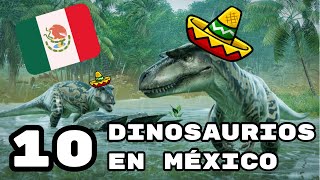 10 Dinosaurios que vivieron en México [upl. by Asiak361]