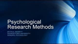 Psychological Research Methods [upl. by Ahsotal]