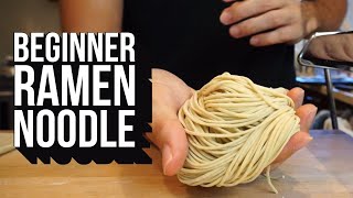 Beginner Guide to Making Ramen Noodles from Scratch [upl. by Ennasus]