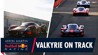 Valkyrie On Track  Max Verstappen and Alex Albon Drive The Hypercar For The First Time [upl. by Goff]