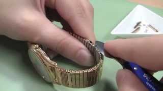 Watch Band Adjusting  How to Remove UClip Expansion Links [upl. by Seldun197]