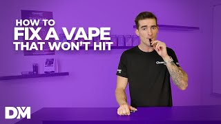 How To Fix A Disposable Vape That Wont Hit  Distromike [upl. by Sitoiganap]