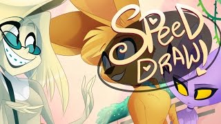 SPEED DRAW Seniors ZoophobiaVivziepop [upl. by Giah434]