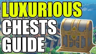 All Luxurious Chests Locations Guide Monstadt  GENSHIN IMPACT [upl. by Ydualc713]