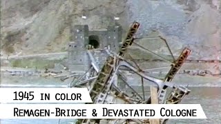 Bridge at Remagen and devastated Cologne SFP 186 [upl. by Aligna]