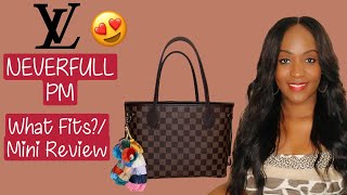 😍 2020 LOUIS VUITTON NEVERFULL PM The Perfect “in between bag” [upl. by Dracir463]