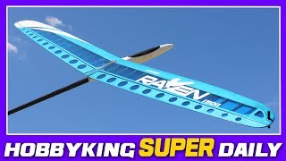 HKing Raven 1500mm Discus Launch Glider DLG PNF  HobbyKing Super Daily [upl. by Aihsilat213]