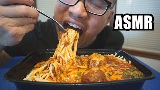 SPAGHETTI amp MEATBALL SATISFYING EATING SOUNDS [upl. by Klusek113]