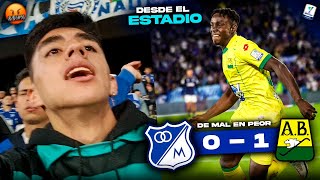 💙🔥DESDE LA TRIBUNA Millonarios vs Bucaramanga 01 Reacción Goles y Resumen Liga betplay 2024 Hoy [upl. by Seuqram]