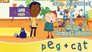 Peg  Cat – Learning Math for Kids 30 Minutes [upl. by Maier99]