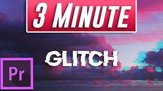 How to Create Glitch Effect Tutorial  Premiere Pro 2021 [upl. by Deedahs]