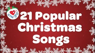 Top 21 Popular Christmas Songs and Carols Playlist 🎅🎄 [upl. by Trici657]