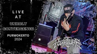 POURRITURE VLOG9  LIVE AT quot UNHOLY CONVERGENCE quot PURWOKERTO 2024 [upl. by Ennahteb]