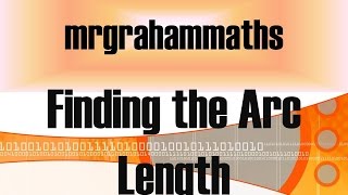 National 5 Maths Finding the Arc Length [upl. by Livingston276]