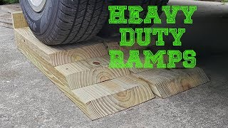 How To Make Heavy Duty Car Ramps [upl. by Yliab599]