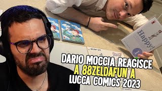 DARIO MOCCIA REAGISCE a 88ZELDAFUN a LUCCA COMICS 2023 [upl. by Ahsiyk489]