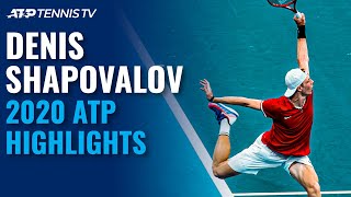 Denis Shapovalov 2020 ATP Highlight Reel [upl. by Tiebold]