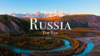 Top 10 Places To Visit In Russia  4K Travel Guide [upl. by Anelrats]