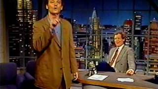 Bill Murray and the Heckler Joe Furey on Letterman [upl. by Atsilac]