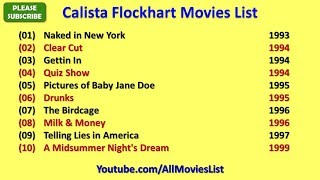 Calista Flockhart Movies List [upl. by Rothmuller550]