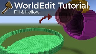 WorldEdit Guide 7  Fill and Hollow [upl. by Htbazile]