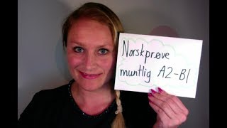 Video 368 Norskprøve muntlig A2B1 [upl. by Ylurt]