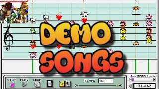 Mario Paint  All Composer Demo Songs [upl. by Liakim]