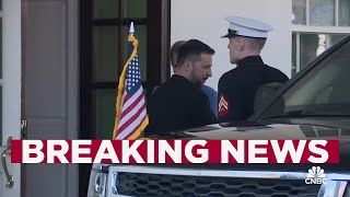 Zelenskyy leaves White House after Ukraine talks collapse [upl. by Ahselaf871]