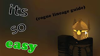 How To Get Sigil Helm easy  Rogue Lineage Roblox [upl. by Kawasaki872]