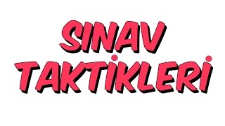 SINAV TEKNİKLERİ [upl. by Lorry]