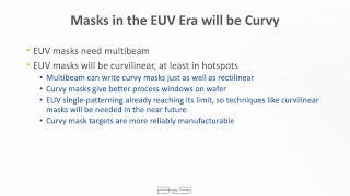 D2S Curvy Masks Photomask Japan 2023 [upl. by Ettennat]