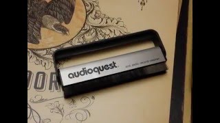 HowTo  Clean a Record  Audioquest AntiStatic Brush Review [upl. by Krystyna]