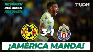 Resumen y goles  América 31 Chivas  Amistoso 2022  TUDN [upl. by Viscardi]