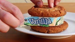 Perfect Ice Cream Sandwich  How To [upl. by Nylehtak200]