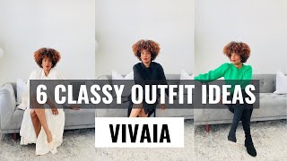 6 CLASSY OUTFITS WITH VIVAIA  THE QUAINTRELLE LADY [upl. by Adnawat864]