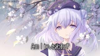 Nightcore  Invisible 1 Hour [upl. by Noyes]