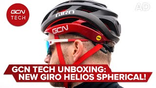 NEW Giro Helios Spherical Cycling Helmet  GCN Tech Unboxing [upl. by Trebornhoj]