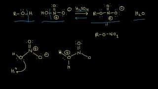 Formation of nitrate esters  Organic chemistry  Khan Academy [upl. by Alithea]