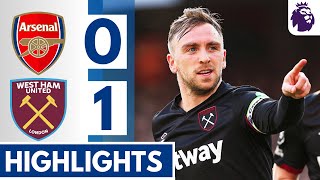 🔴 Arsenal vs West Ham 01  Extended HIGHLIGHTS  Bowen GOAL  Lewis Red Card  EPL 2425 [upl. by Brunhilde277]