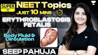 Erythroblastosis Fetalis  Body Fluids amp Circulation  NEET Biology  Seep Pahuja [upl. by Enyrb130]