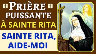 Prière à SAINTE RITA 🙏 Prière PUISSANTE pour DEBLOQUER TOUTE SITUATION 🙏 SAINTE RITA de CASCIA [upl. by Zampardi868]