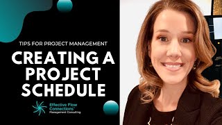 Creating A Project Schedule In Smartsheet  Tips For Project Management [upl. by Nahgen]