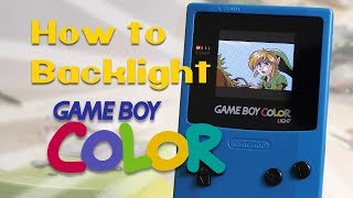 How to Backlight a Game Boy Color  The Ultimate Guide BennVenn AGS101 Mod [upl. by Nitsirk]