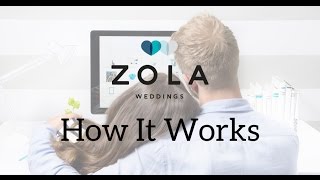 Zola Weddings  How It Works  Wedding Planning Tools [upl. by Alekehs]