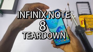 Infinix Note 8 Teardown One Component is Missing [upl. by Yelnikcm]