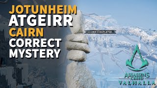 Atgeirr Cairn Mystery Jotunheim Assassins Creed Valhalla [upl. by Haropizt]